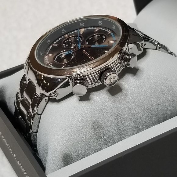 💥HP💥Vince Camuto Silver Steel Men's Watch - Picture 6 of 11